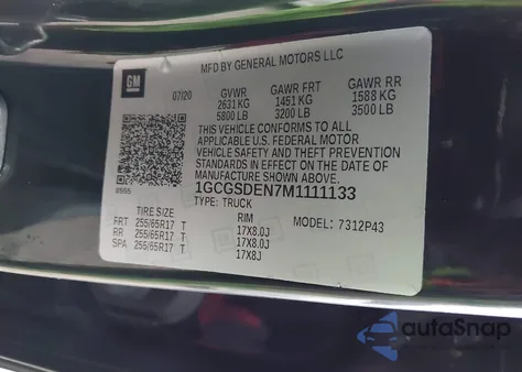 2021 Chevrolet Colorado 2Wd Short Box Z71 from USA, damaged, VIN 1GCGSDEN7M1111133